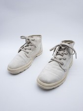 Palladium Homme Bottes à Lacets Bottes Chaussure Blanc Taille 42 Eu Art 26839-10