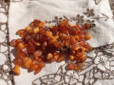 Lot Ambre Ou Bakélite Bijoux Collier Perle