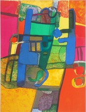 Maurice ESTEVE : Printemps - Lithographie originale