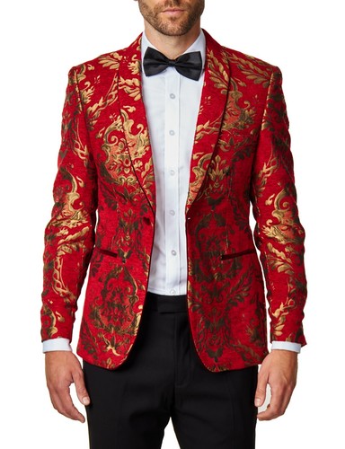 Hommes brocart imprimé - hommes, or