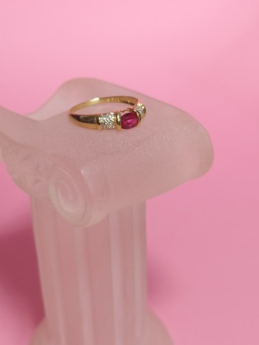 Bague carats diamant - or, 18