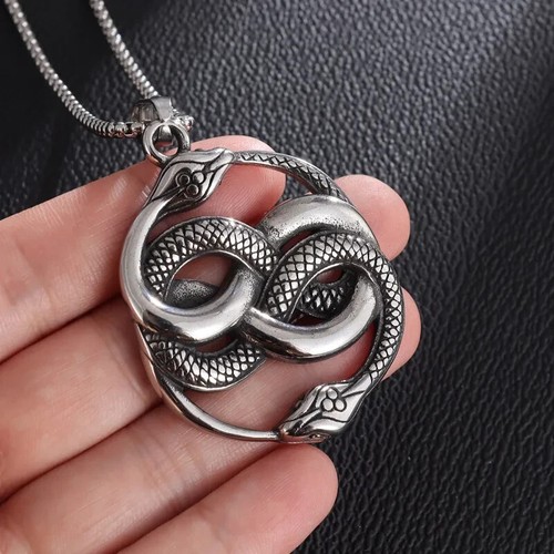 Collier serpent infini chaîne - collier,