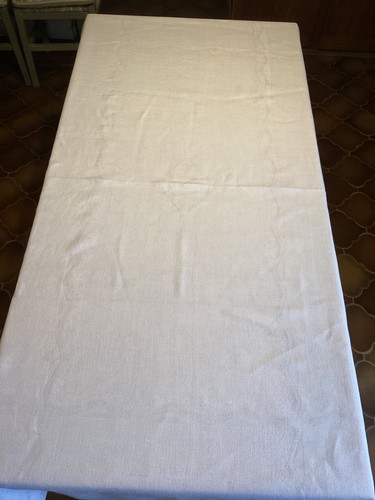 Nappe vintage lin jacquard - vintage,