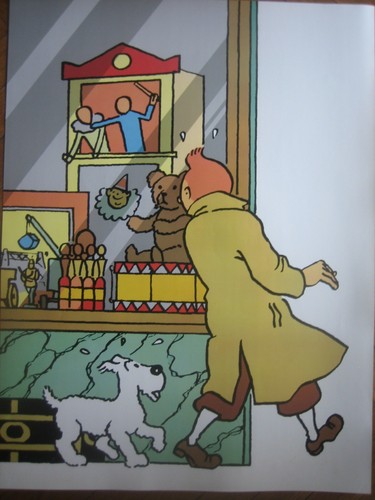 Affiche 1990 hergé - ,