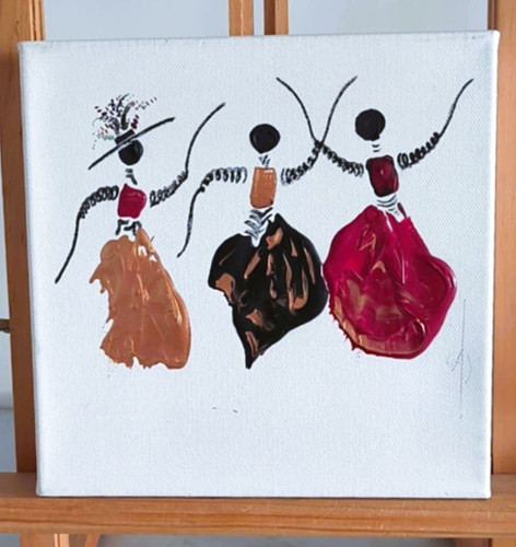 Petit tableau abstrait - petit,