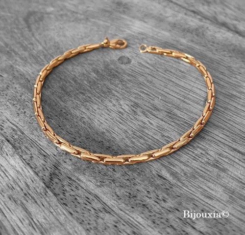 Bracelet maille paloma plaqué - bracelet,