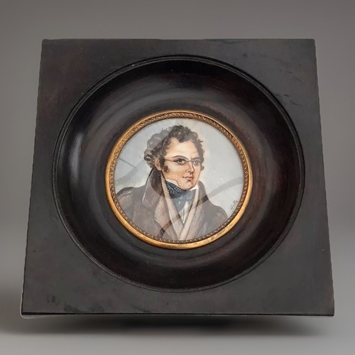 Ancienne miniature peinte - ancienne,