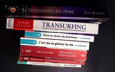Lot de 7 livres spiritualité, dév. Personnel, psycho