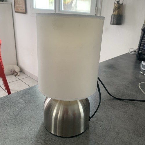 Lampe chevet métal alu - lampe, de
