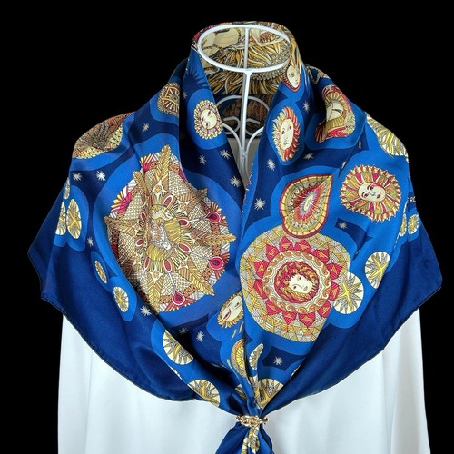 Foulard vintage soie hermes - en,