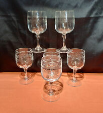 lot de 6 verres vin blanc cristal arques modèle matignon 12 cl