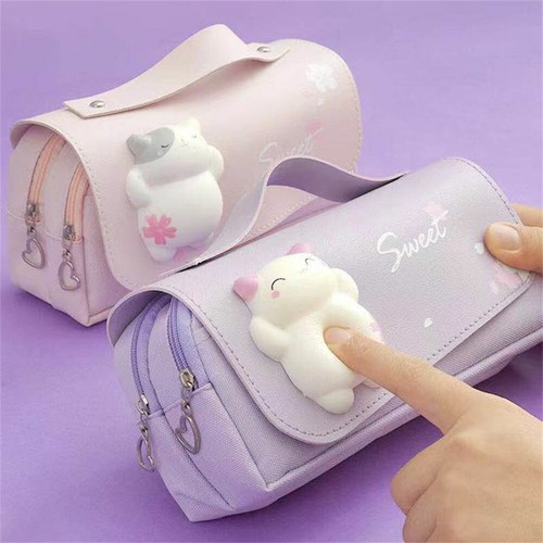 Trousse ecole chat mignon - ecole,