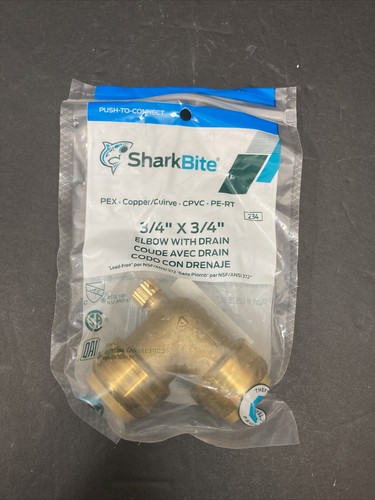 Sharkbite push connect 4in - sharkbite, 3/4in