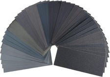 42pcs Papier de Verre Papier à Poncer Fin Abrasif Carrosserie Métal Bois Meuble