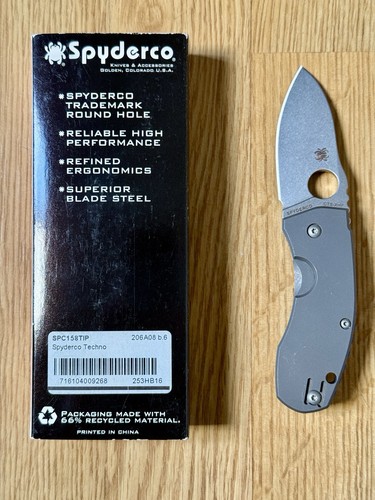 Spyderco techno c158tip rare - c158tip,