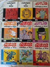 Lot de 9 Gotlib « Rubrique à brac » EO 1977 à 1982 – Excellent Etat