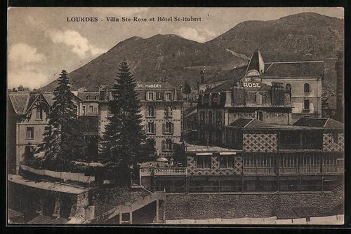Cpa lourdes villa ste - cpa, et