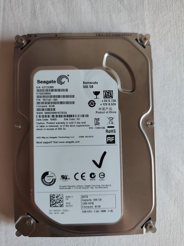 Disque dur interne - interne, 500go