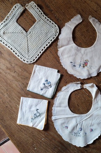 Lot linge ancien bébé - lot,