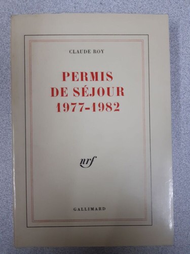 Permis séjour - de, (1977-1982)