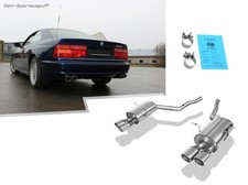 FOX Inox Échappement BMW 8er