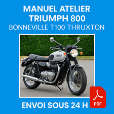 Manuel atelier triumph 800 - manuel,