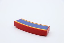 PLAYMOBIL muret courbe rouge