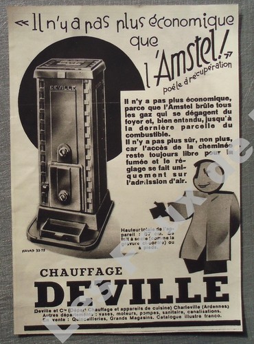 Publicité poele amstel - publicité,