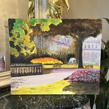 Tableau Huile Sur Panneau
