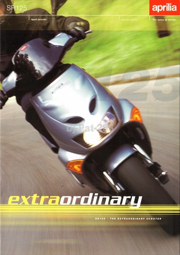 Brochure aprilia sr 125 - brochure,