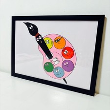 Poster with Frame Barbapapa 11