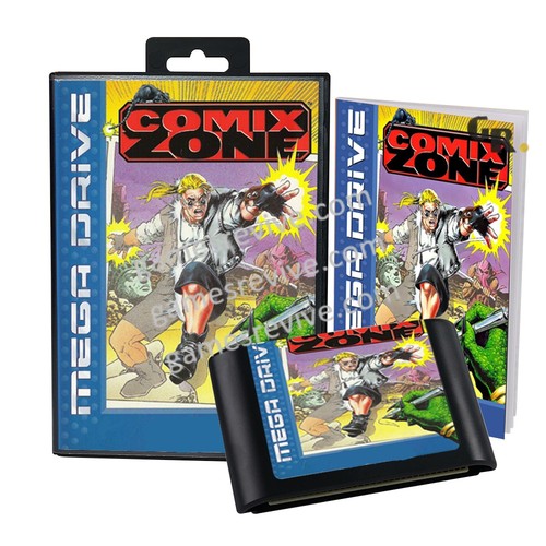 Comix zone with manual sega - +,