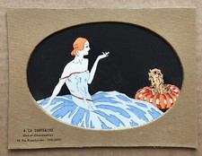 Gravure Art Déco Portrait