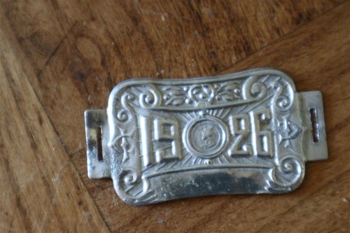 Ancienne plaque fiscale taxe - plaque,