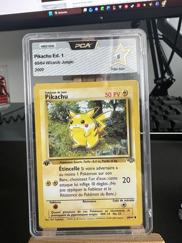 Carte pokémon pikachu - carte,