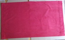 Coupon tissu - Mondial tissus - Velours cote first rouge -57x100