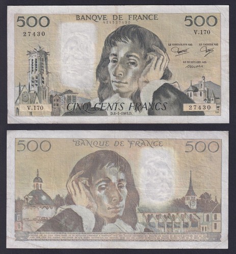 Banknote france 500 francs - 500,