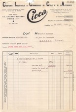1933 COMPAGNIE INDUSTRIELLE ET COMMERCIALE DU CYCLE ET DE L AUTOMOBILE CICCA