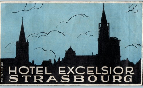 Ancienne etiquette bagages - etiquette,