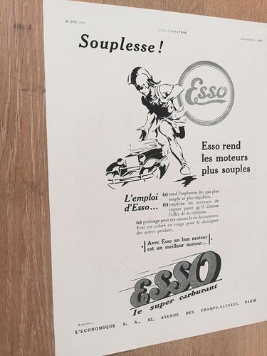 Esso huile moteur 1930