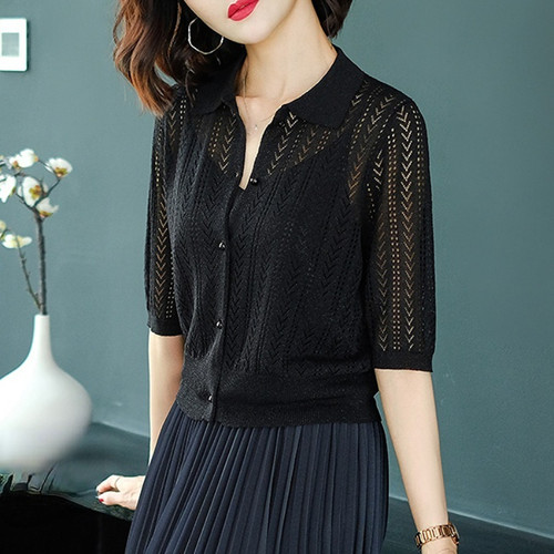 Femme tricot crochet cardigan - femme,