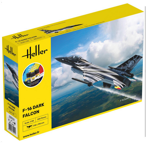 Heller set 16 dark - f-16,
