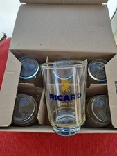 6 VERRES RICARD EN BOITE