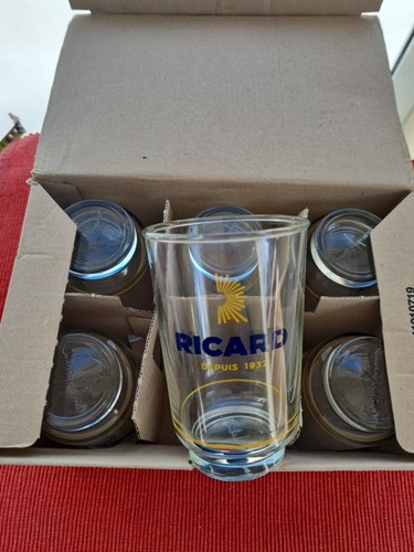 Verres ricard boite - 6,
