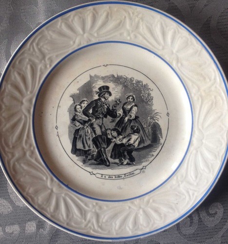 Assiette parlante opaque - assiette, de