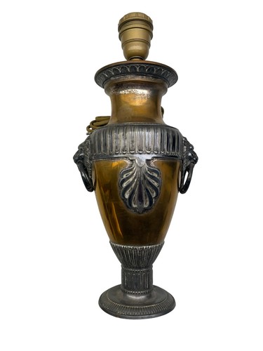 Pied lampe art nouveau - art,