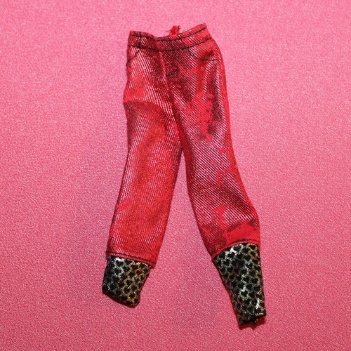 Pantalon rouge noir - rouge, pour
