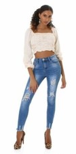 Jeans Push-Up Taille Haute