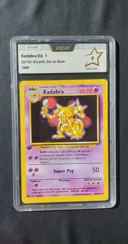 Carte pokémon kadabra - carte,