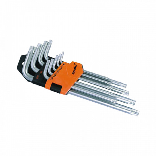Set clés torx coudées 9 - set,